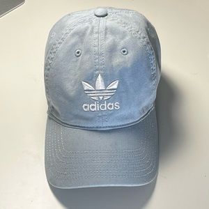 adidas baby blue baseball cap
